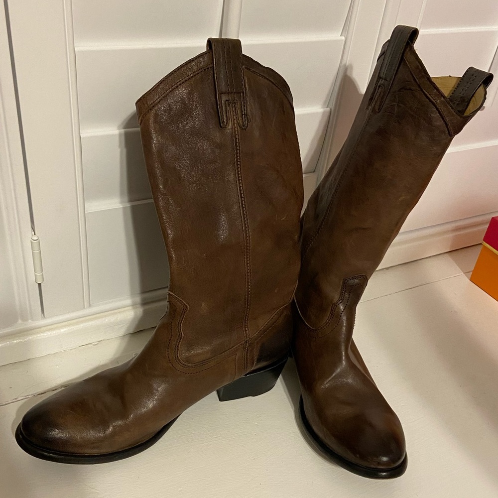 Frye Billy Pull On Cowboy Boots